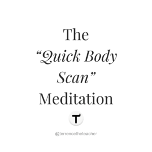 The "Quick Body Scan" Meditation - 7.00min