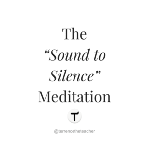 The "Sound To Silence" Meditation - 8.00min